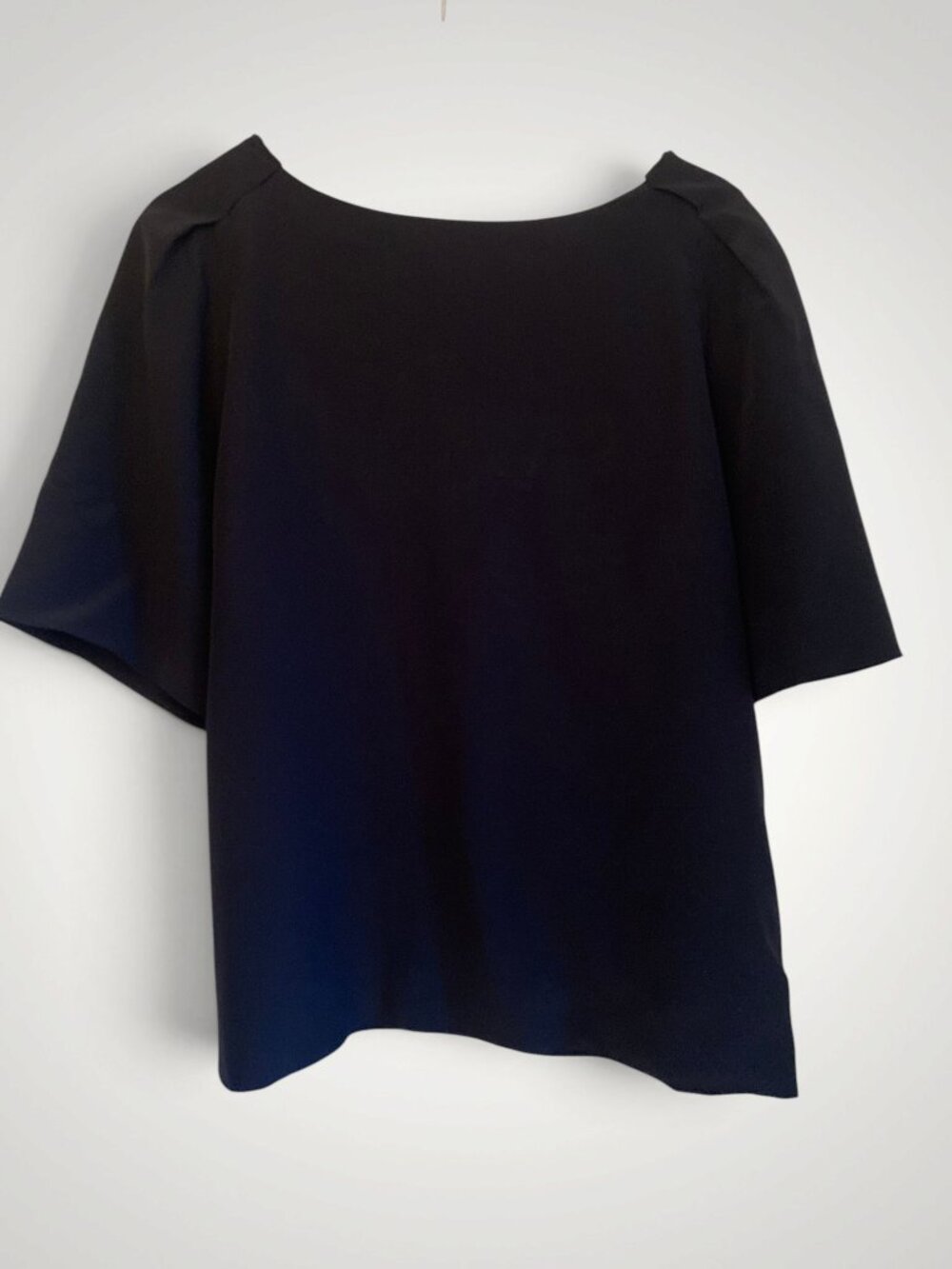 CK Calvin Klein black silk top, Size M